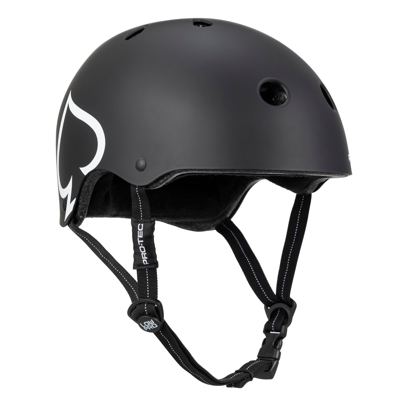 【正規輸入品】 PRO-TEC LOW PRO CERTIFIED MATTE BLACK プロテック BMX & スケートヘルメット サーティファイド マットブラック