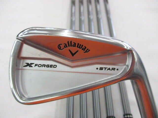 キャロウェイ　X FORGED STAR 2024　Fujikura　MC70　Sフレックス　アイアンセット　中古　ゴルフドゥ！高松田村店【最短即日発送】