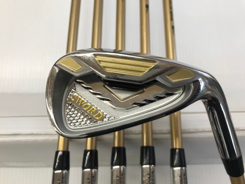 カタナゴルフ　SWORD ATC 589-β　Motore Speeder 589 β(SWORD)　SRフレックス　アイアンセット　中古【最短即日発送】