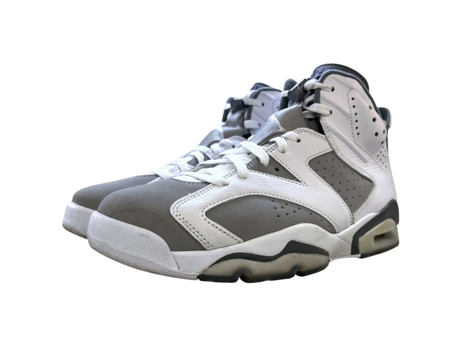 NIKE (ナイキ) AIR JORDAN 4 RETRO エアジョーダン 4 レトロ ハイカットスニーカー CT8529-100 27.5cm US9.5 ホワイト×グレー メンズ/027