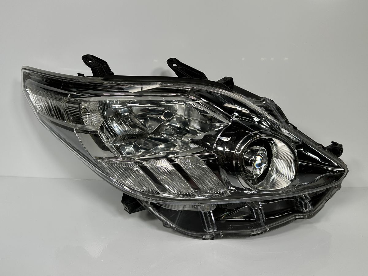 極美品/破損なし/低走行 アルファード GGH20W GGH25W 前期 純正 右ヘッドライト HID AFS付 81110-58121 81145-58122 58-22 打刻2 管理31883