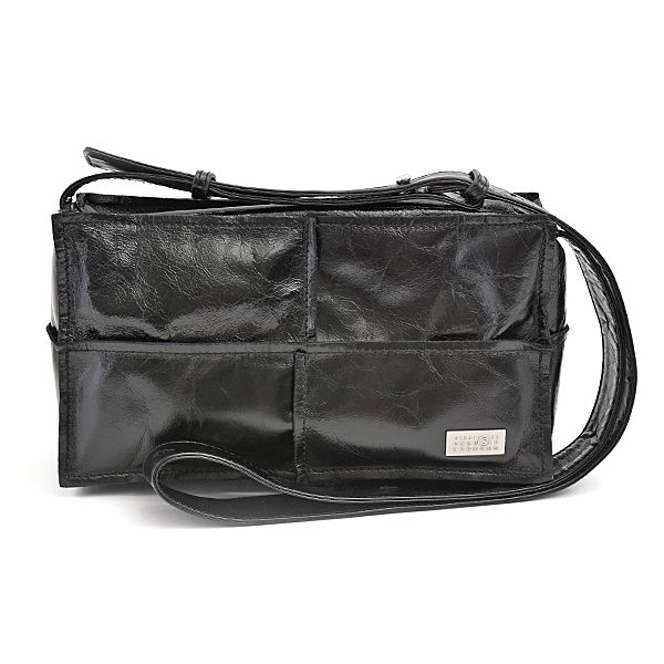 メゾンマルジェラ バッグ レディース MM6 ショルダーバッグ 3WAY カーフ ブラック エムエムシックス Maison Margiela SB5WD0031 中古
