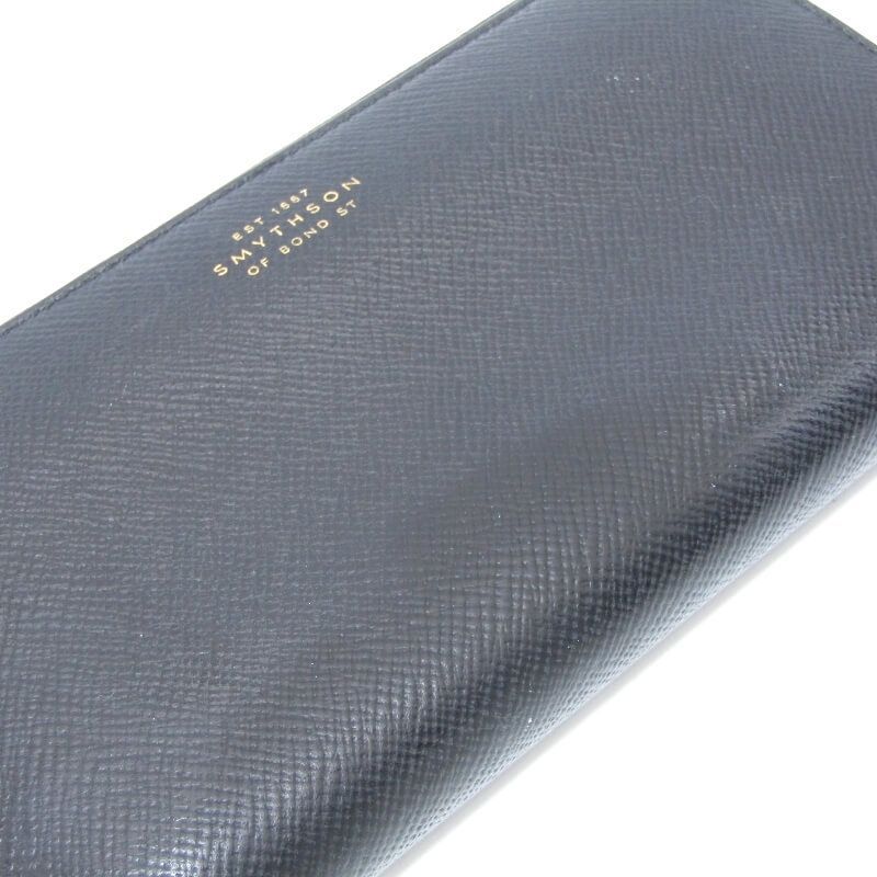１点限り【新品・一番人気】Smythson パナマ スマイソンブルー 長財布 楽天市場】SMYTHSON 長財布 スマイソン Panama パナマ クロスグレイン