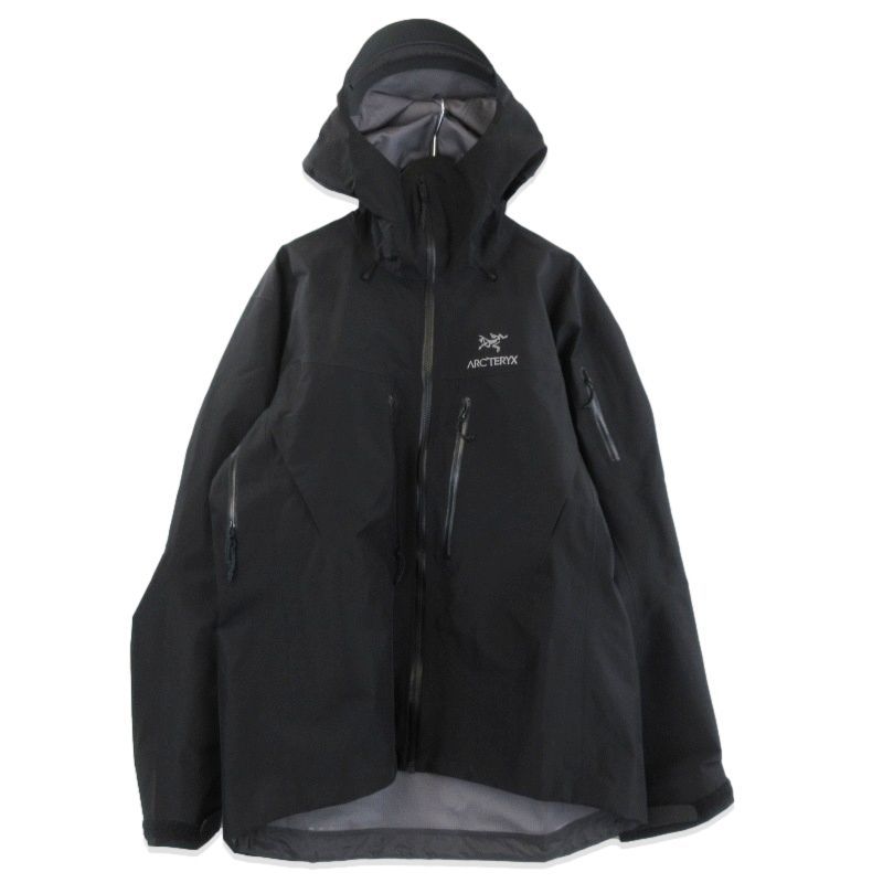 美品 ARC'TERYX アークテリクス アルファSVジャケット 18082 ALPHA SV JACKET GORE‐TEX ナイロン シェル ブラック 黒 L 71015627
