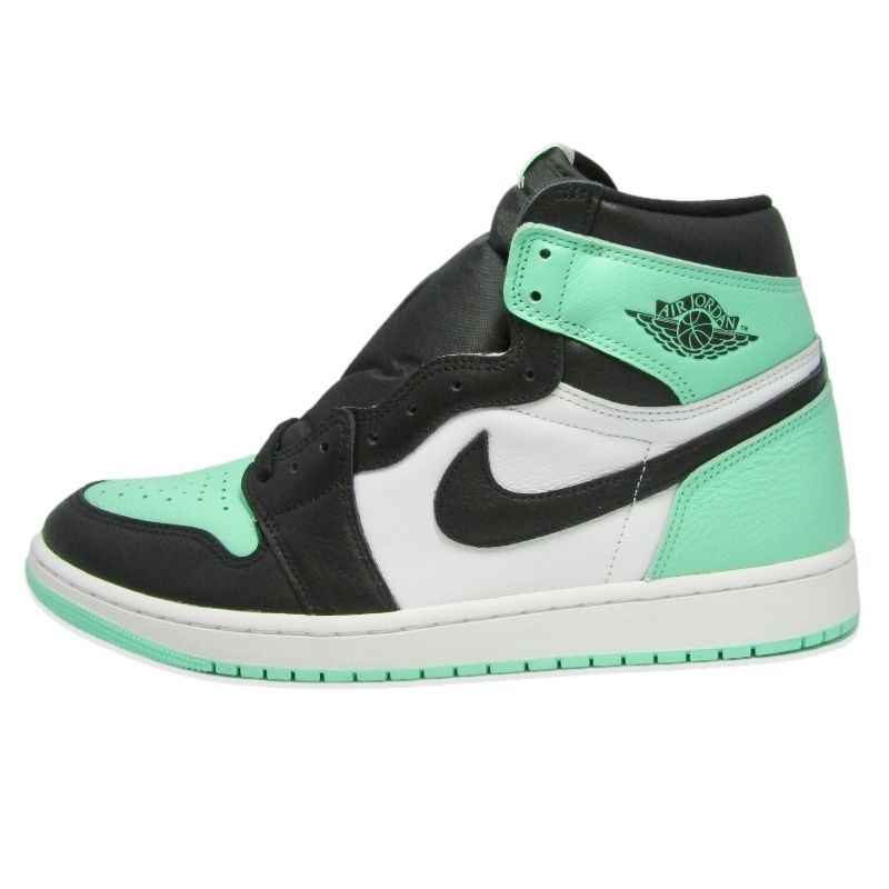 未使用 NIKE ナイキ 30cm AIR JORDAN 1 RETRO HIGH OG DZ5485-130 エアジョーダン 1 レトロ ハイ WHITE/BLACK-GREEN GLOW 18002008
