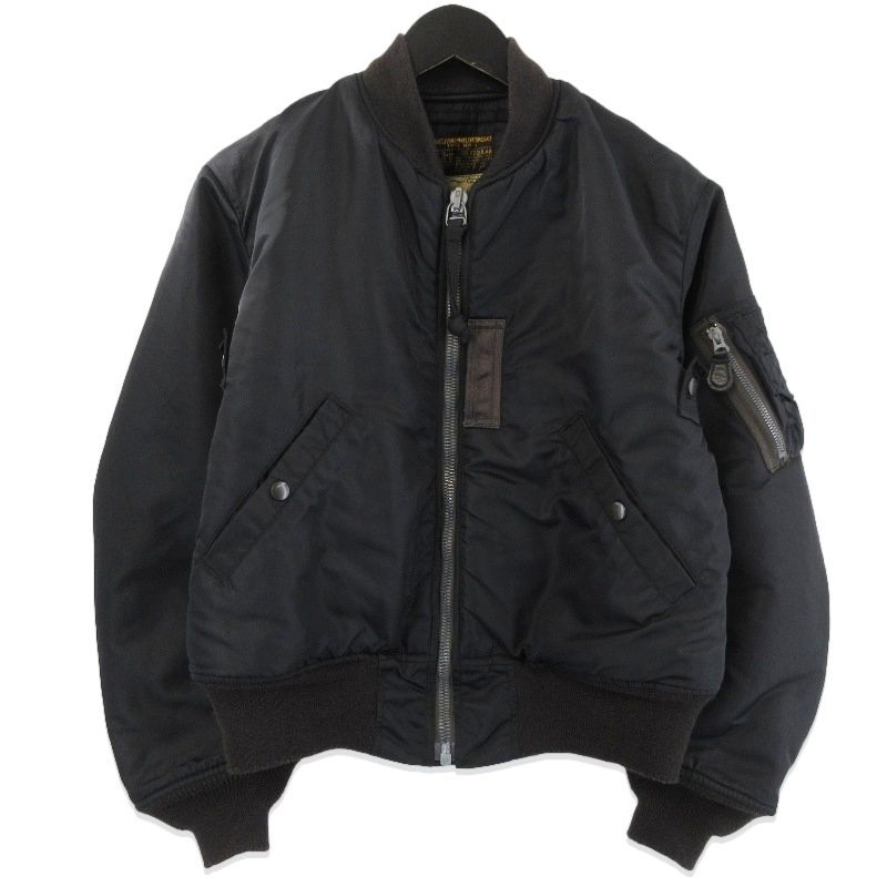 BUZZ RICKSON'S バズリクソンズ MA-1 フライトジャケット BR11180 ウィリアムギブソン WILLIAM GIBSON ブラック 黒 36 71015634