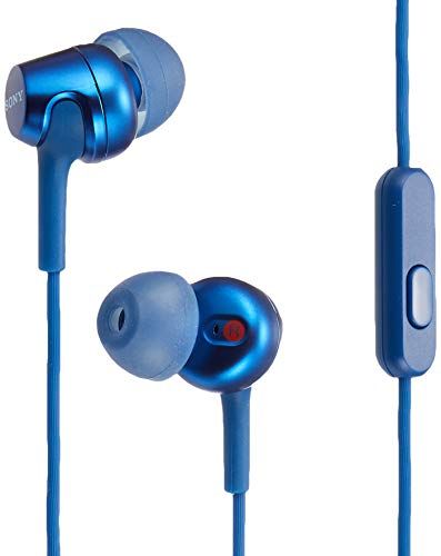 ソニー(SONY) イヤホン MDR-EX255AP : カナル型 リモコン・マイク付き ブルー MDR-EX255AP Lt