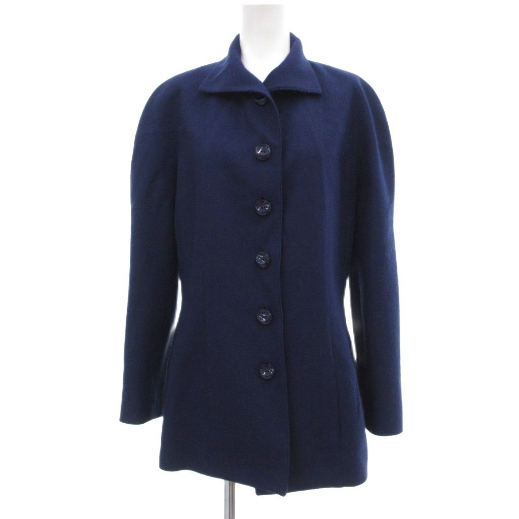 ヴァレンティノ ガラヴァーニ VALENTINO GARAVANI Boutique ウール ジャケット バルカラー 10 紺 ネイビー /UO ■GY06