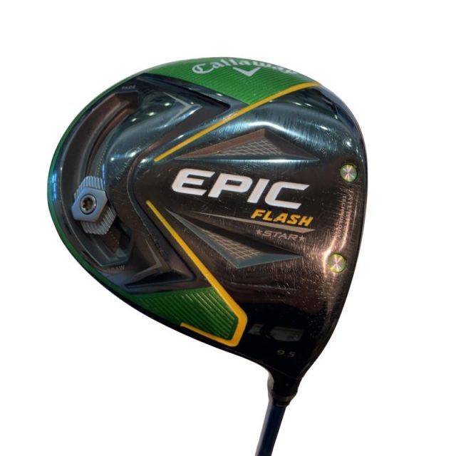 【中古】 キャロウェイ EPIC FLASH STAR 9.5° ドライバー DR Speeder EVOLUTION for CW(ドライバー) (フレックスS) メンズ 男性用 右利き 右用 Cランク ゴルフクラブ
