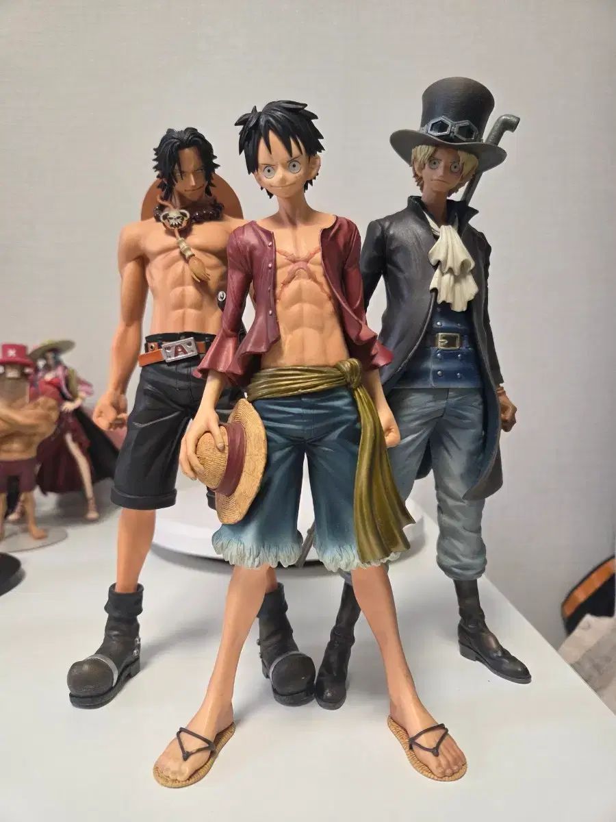 ONE PIECE マスターピース MSP モンキー ・ D ・ ルフィ(ルフィ) エース サボ フィギュア (箱なし)