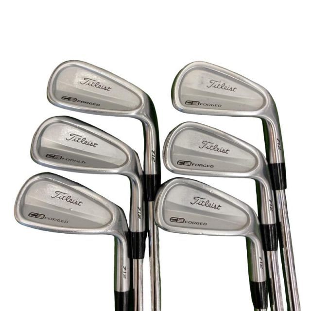 【中古】 タイトリスト Titleist CB 712 6S アイアンセット IR NS PRO 950GH (フレックスS) メンズ 男性用 右利き 右用 Cランク ゴルフクラブ