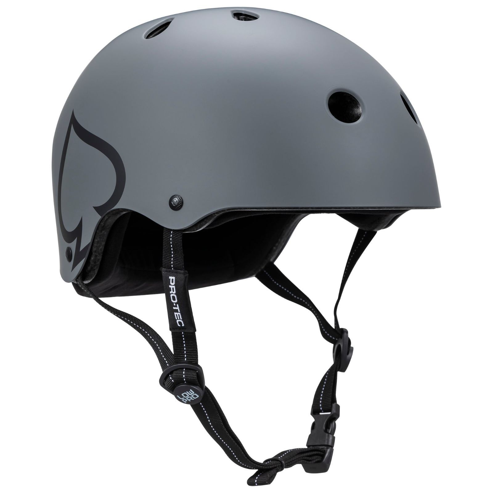 【正規輸入品】 PRO-TEC LOW PRO CERTIFIED MATTE GRAY プロテック BMX & スケートヘルメット サーティファイド マットグレー