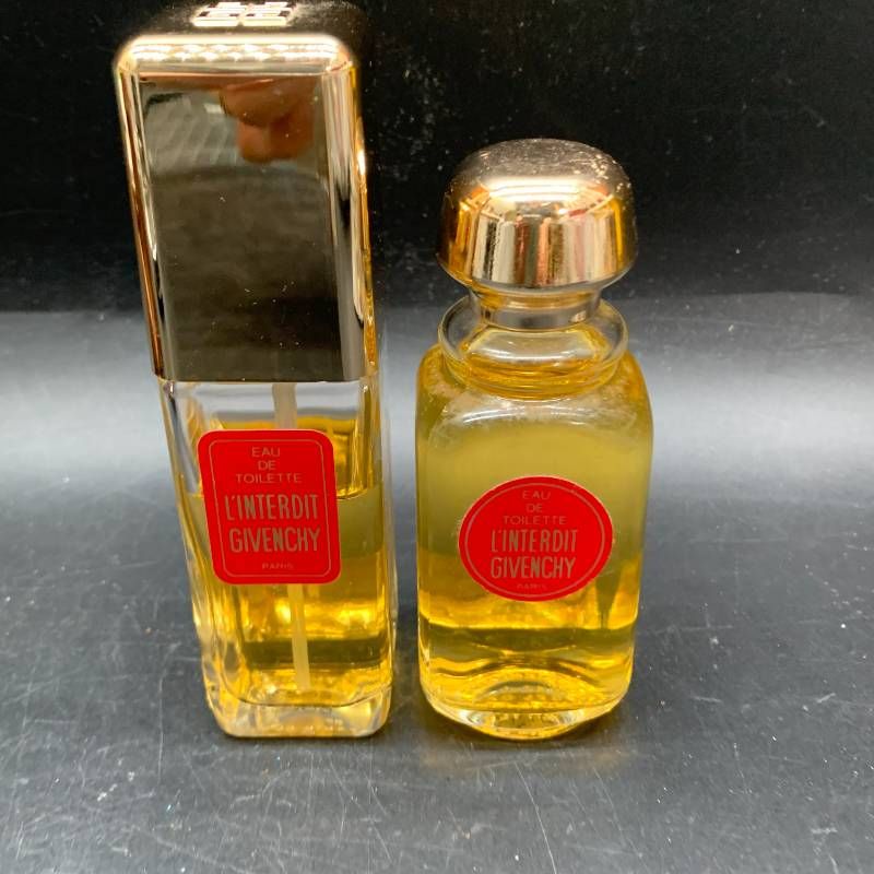 T403　２点GIVENCHY（ジバンシイ）オードトワレ　EDT　香水　L'INTERDIT（ランテルディ） オードトワレ50ml　60ml　中古