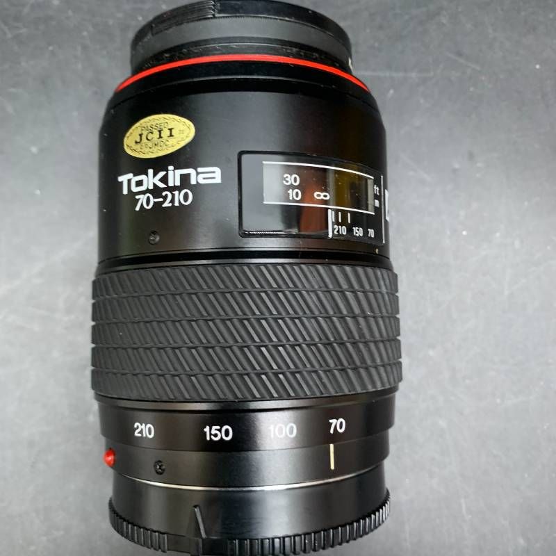 S477 Tokina(トキナー)「70-210mm」望遠レンズ　Tokina AF 70-210mm 1:4-5.6 SDレンズカビ曇りあり