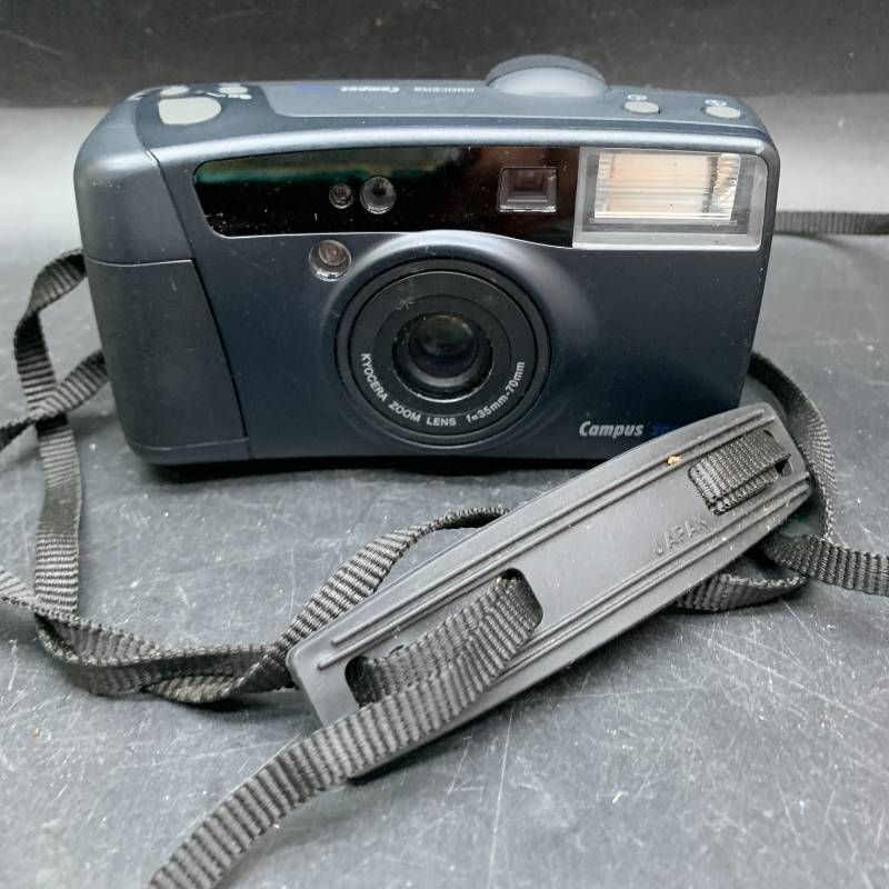 S479 京セラ(KYOCERA)コンパクトフィルムカメラ Campus ZOOM 35mm~70mm動作未確認