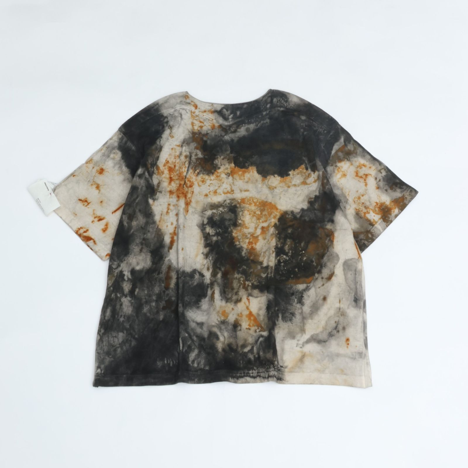 armi アーミィ ar070143 SEED CYCLE × WhERE is FAKE × MISAKI USHIOZU CAPSULE COLLECTION RUST DYED（重）SIDE-SLIT SHORT SLEEVE TEE Tシャツ 半袖