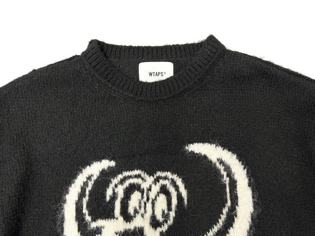 ダブルタップス WTAPS 25AW CREW NECK BVO SWEATER WOPL クルーネック 