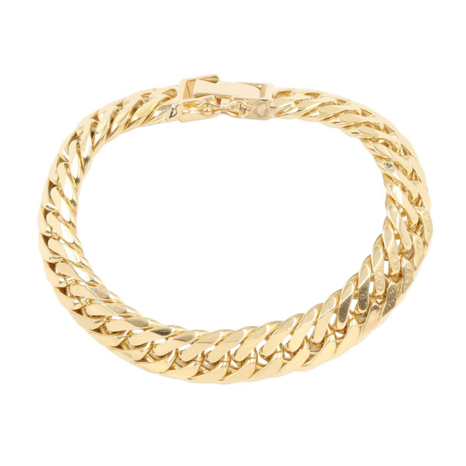 ジュエリー JEWELRY ブレスレット 6メンW キヘイ ブレスレット 6ﾒﾝW 100.4g 腕回20㎝ K18（イエローゴールド） キヘイ ブレスレット ユニセックス Used B