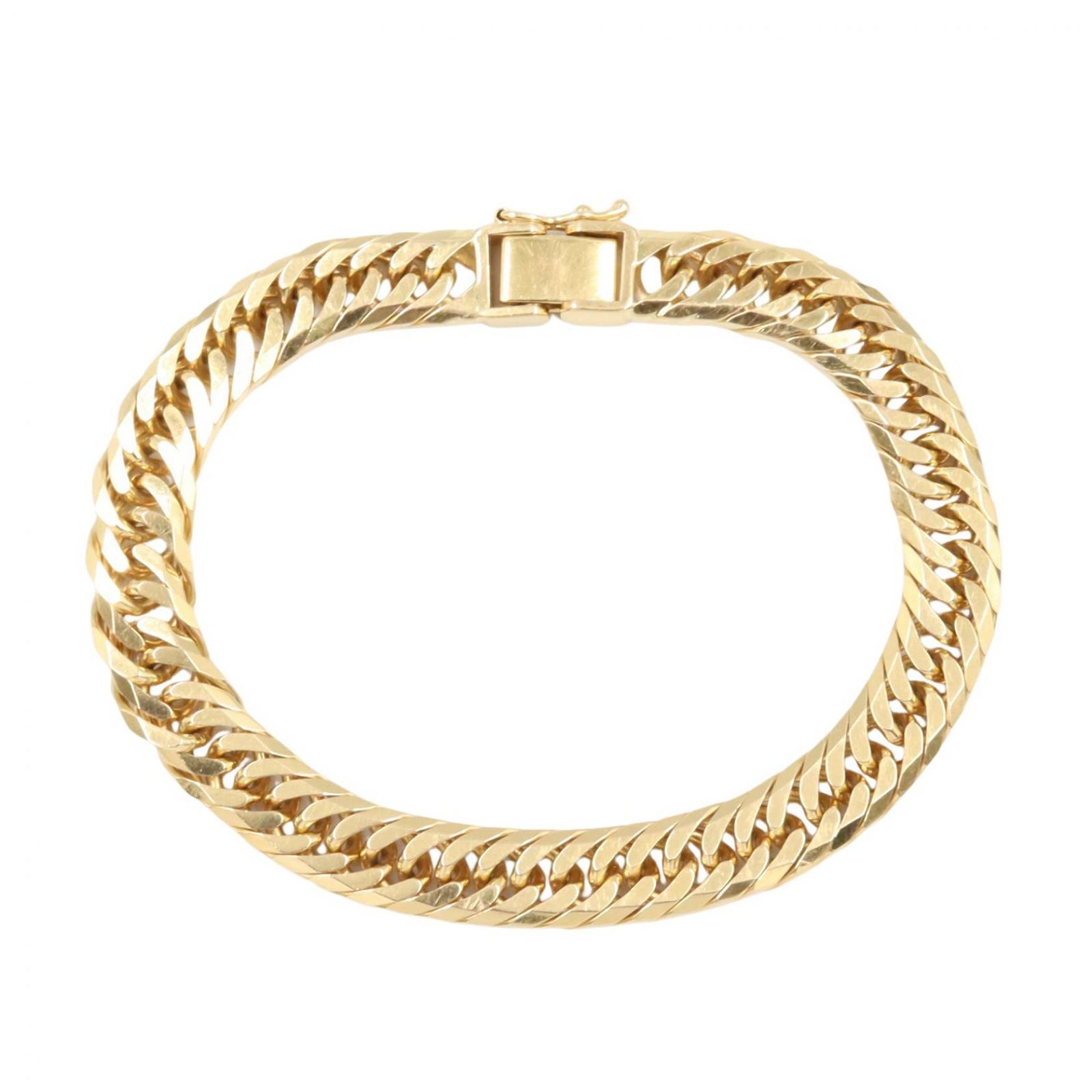 ジュエリー JEWELRY ブレスレット 6メンT キヘイ ブレスレット 6ﾒﾝT 30.4g 腕回17cm K18（イエローゴールド） キヘイ ブレスレット ユニセックス Used B