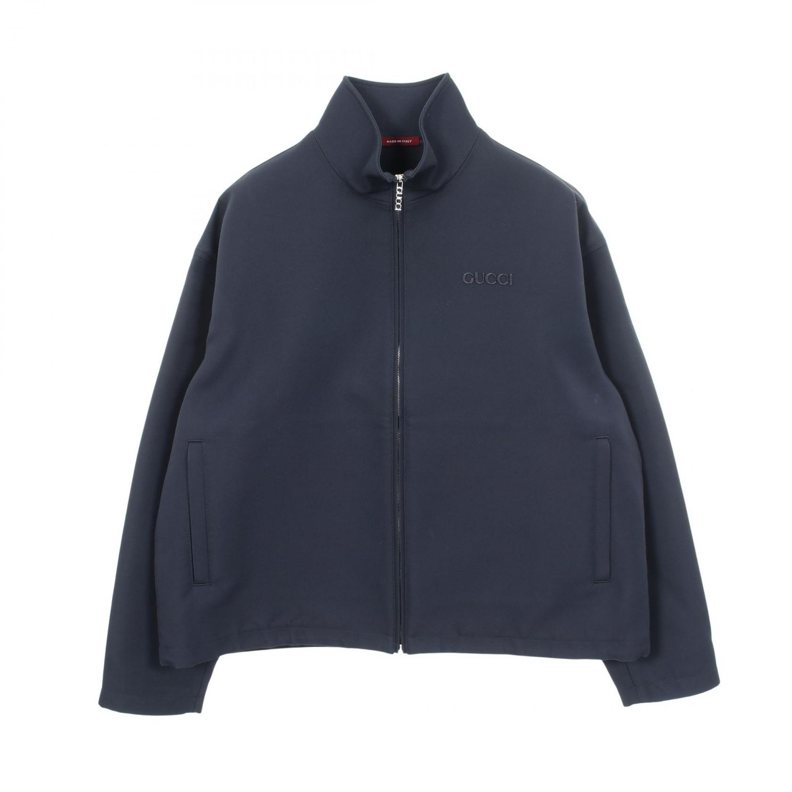 グッチ GUCCI テクニカル 792356 ウール シルク トラックジャケット メンズ Used B
