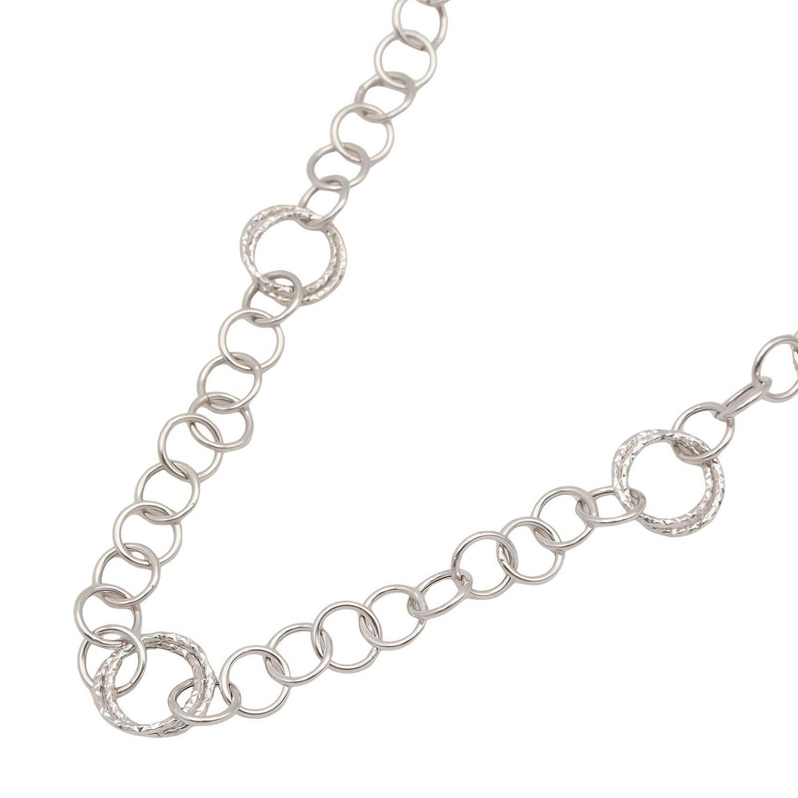ジュエリー JEWELRY ネックレス 750WG ロング ネックレス 750WG 10.0g 首回り79.5㎝ K18WG（ホワイトゴールド） ロング ネックレス ユニセックス Used B
