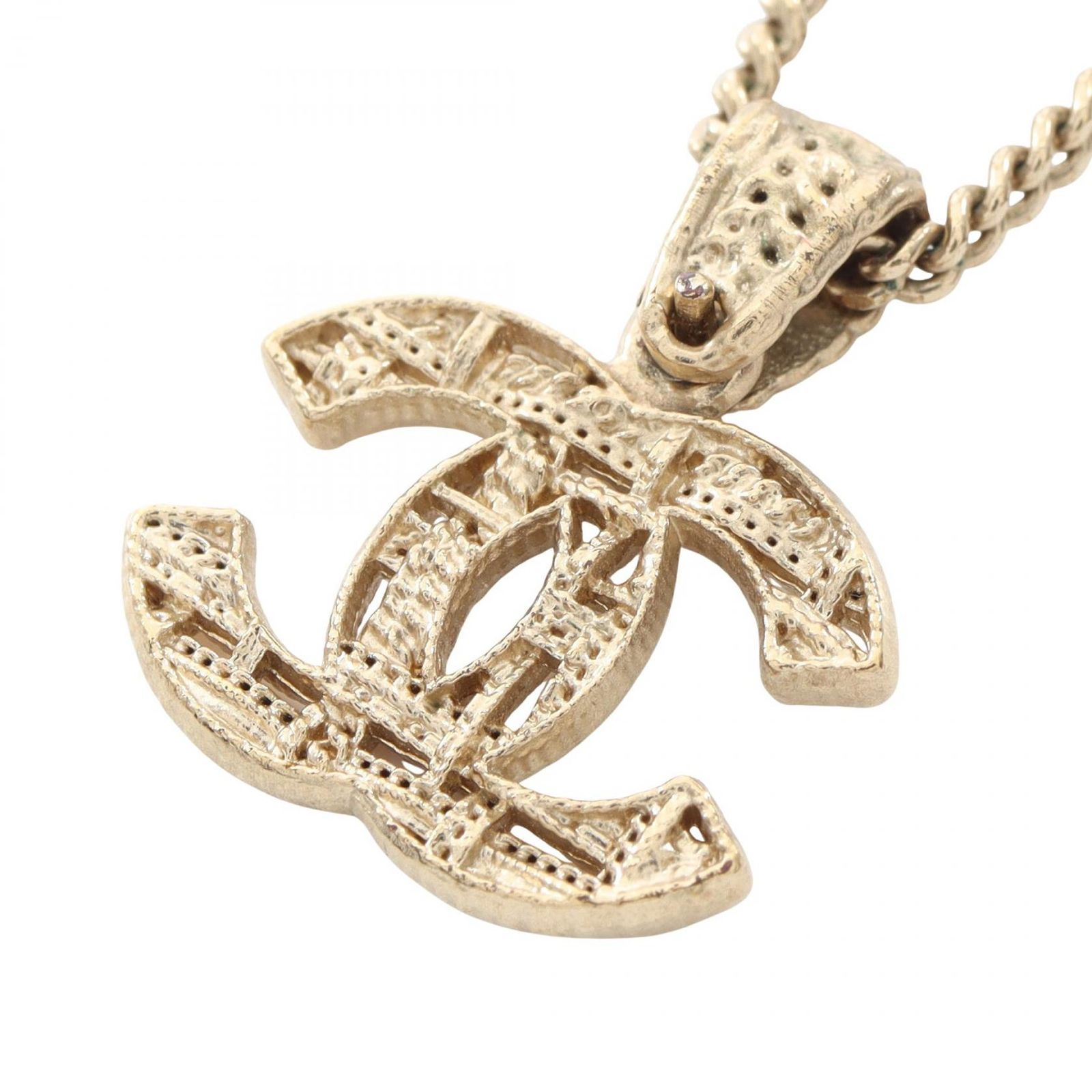 シャネル CHANEL ネックレス ココマーク A13B GP（ゴールドメッキ） ココマークネックレス レディース Used A