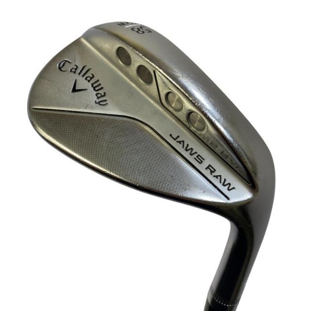 【中古】 キャロウェイ JAWS RAW クロムメッキ 58°/12°W ウェッジ WG Dynamic Gold (フレックスS) メンズ 男性用 右利き 右用 Dランク ゴルフクラブ