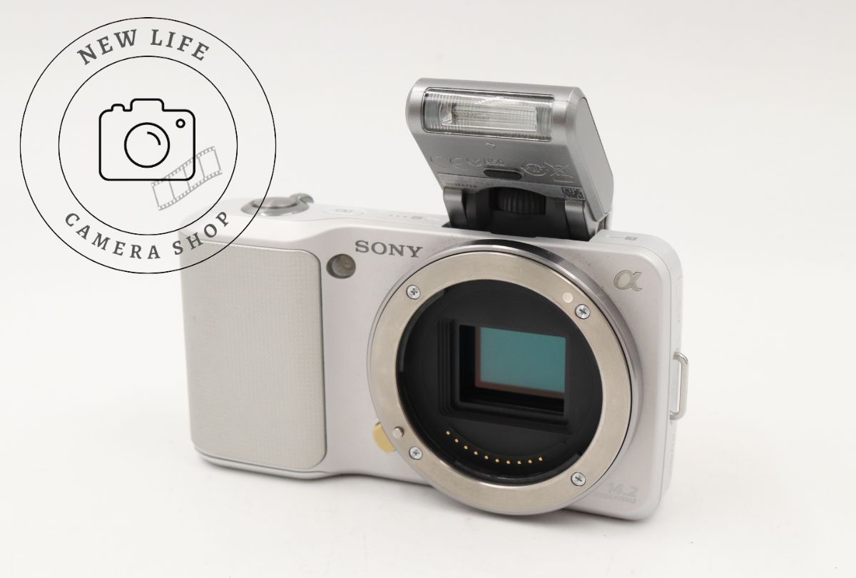 良上品☆ソニー SONY NEX-C3 ミラーレス一眼カメラ シルバー ボディ ##17482