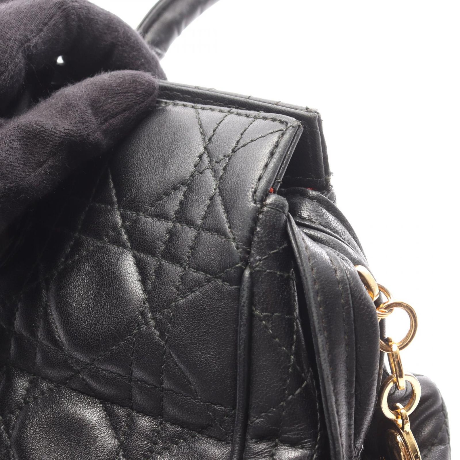 ディオール Dior ショルダーバッグ レディディオール カナージュ 