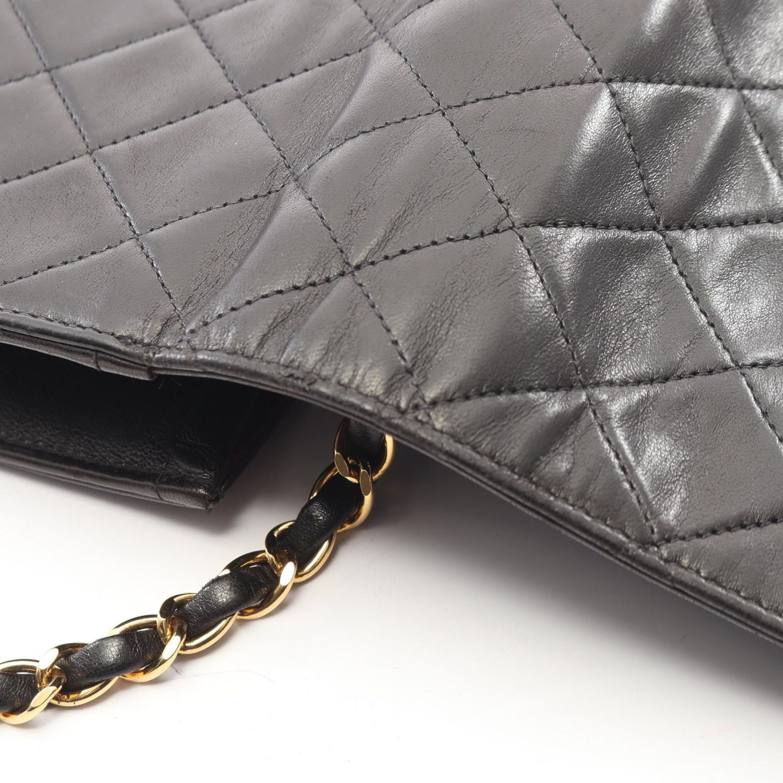 シャネル CHANEL ショルダーバッグ マトラッセ フルフラップ プッシュ 