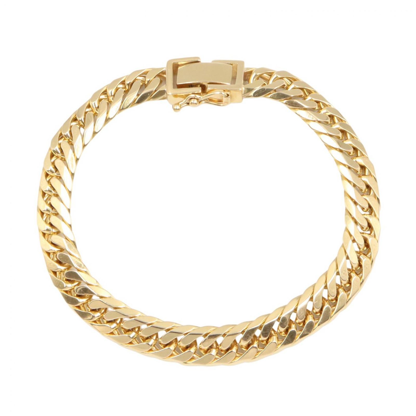ジュエリー JEWELRY ブレスレット 6メンW キヘイ ブレスレット 6ﾒﾝW 49.7g 腕回19cm K18（イエローゴールド） キヘイ ブレスレット ユニセックス Used B