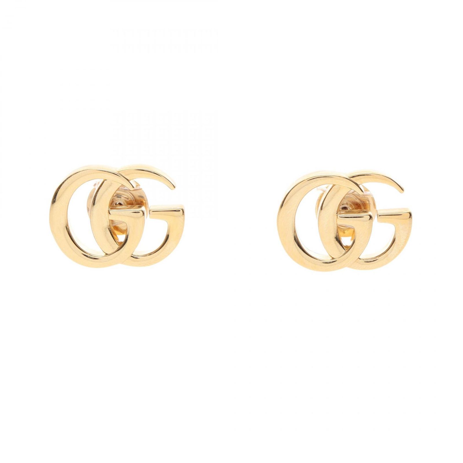 グッチ GUCCI ピアス ダブルGスタッズ ゴールド GP（ゴールドメッキ） ダブルGスタッズピアス レディース Used A