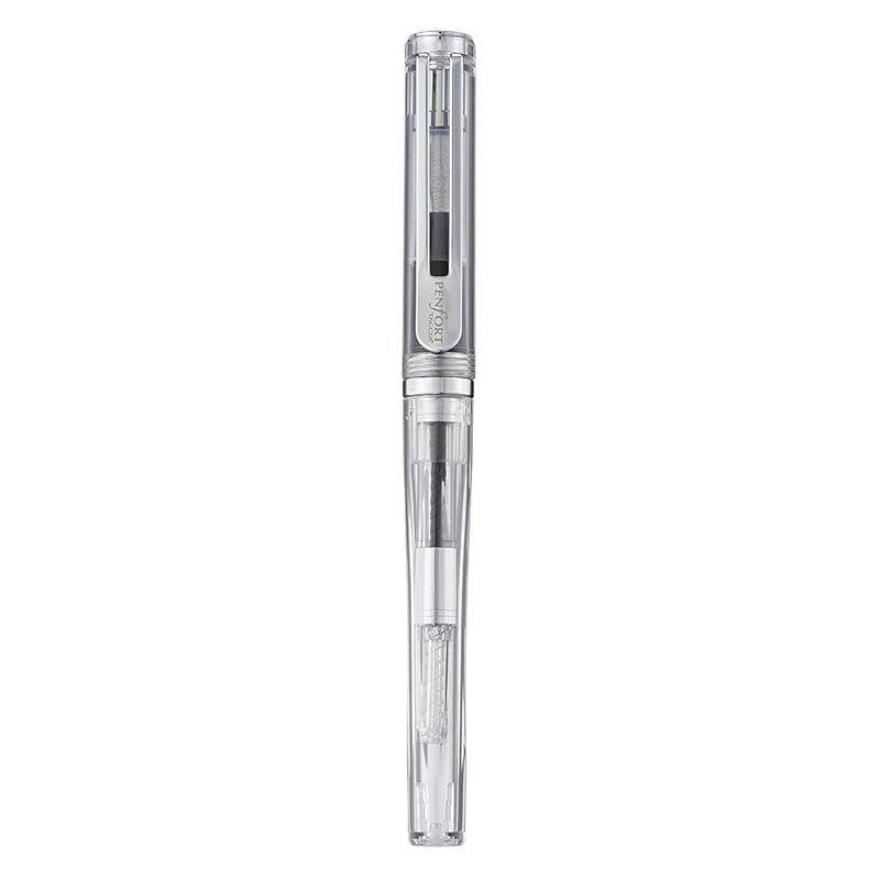 【新品】 ナカバヤシ TACCIA ファセット万年筆 クリア ペン先サイズ F TPF-001-C-F 細字 0