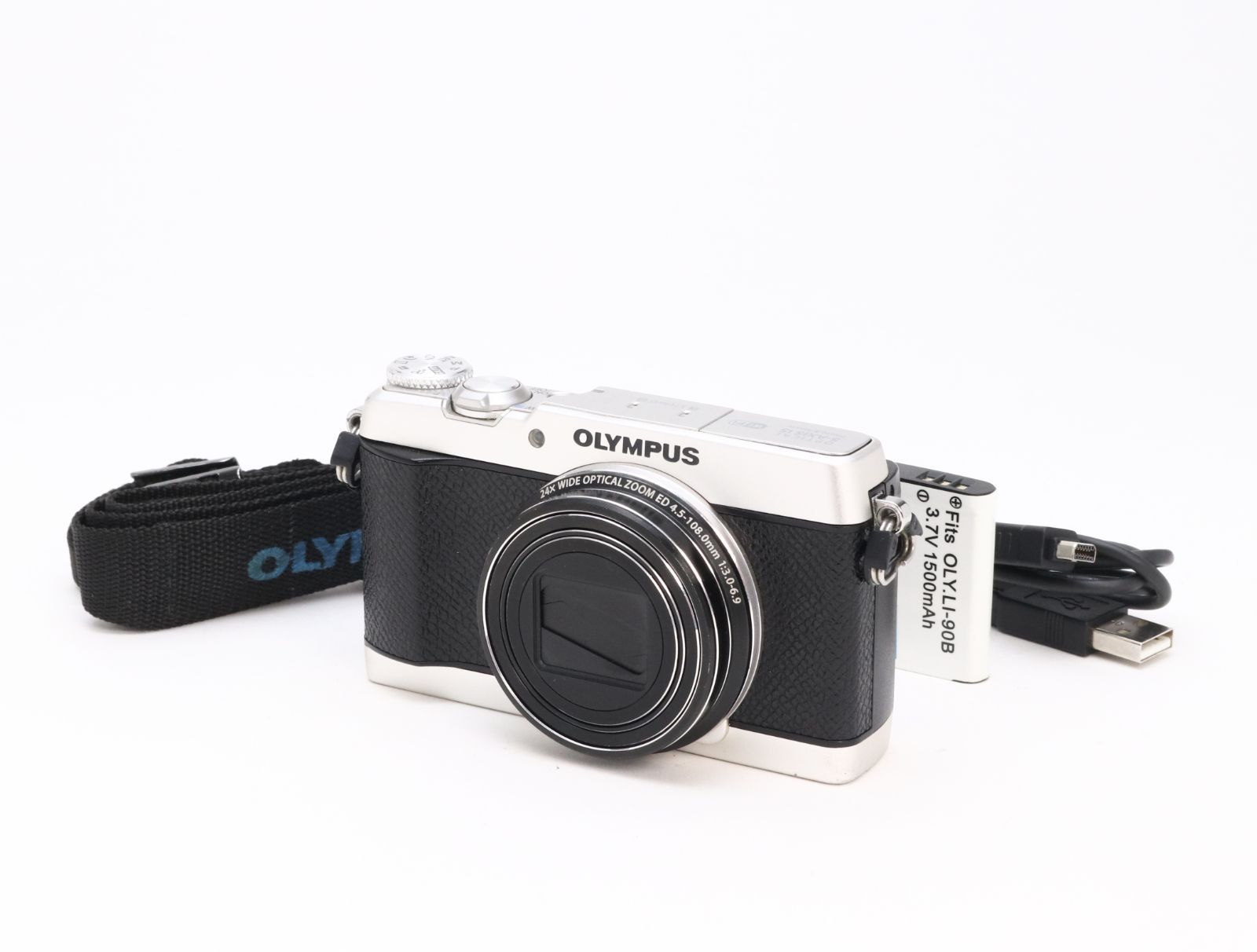 B+ (並品) OLYMPUS オリンパス STYLUS SH-3 シルバー 初期不良返品対応 55-20