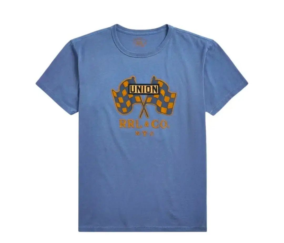 RRL(ダブルアールエル) グラフィック コットン Tシャツ L