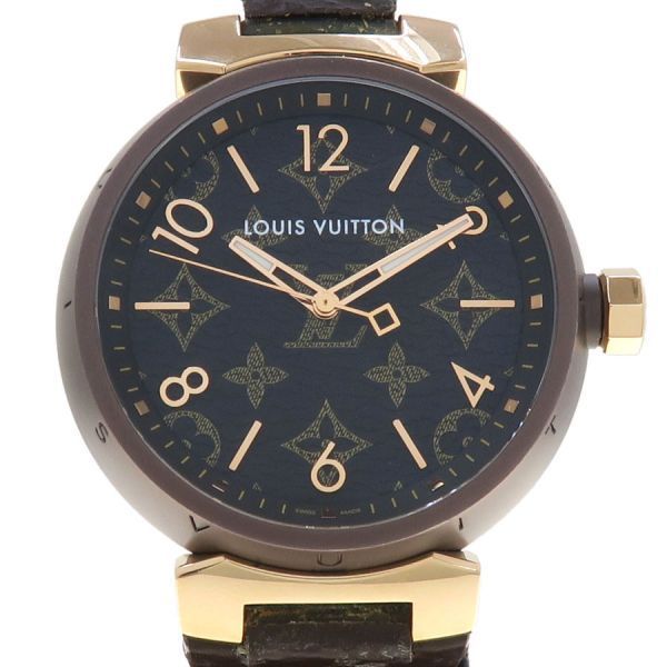 ルイヴィトン タンブールGM 38mm QA139 メンズ 腕時計【Aランク】【中古】