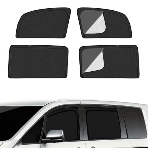 三菱 デリカ D5 2019年-現行 車種専用 メッシュカーテン サンシェード 遮光 換気 Delica D5 CV1W~CV5W型 サイド用 2in1 カーテン 日除け 虫避け マグネット カーシェード 通風 UVカット運転席 助手席 イン b45b40ba