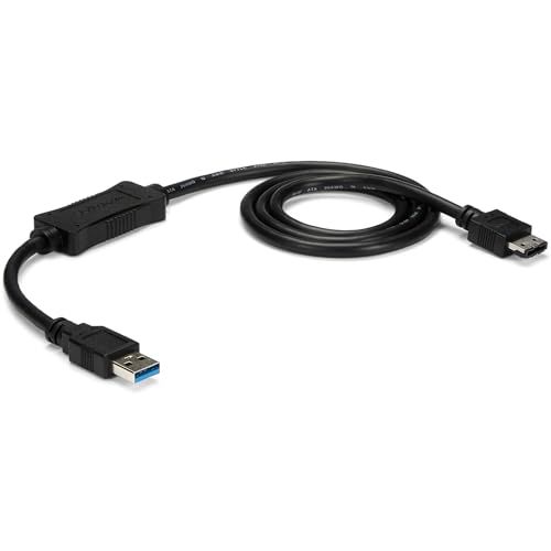 StarTech.com USB 3.0 - eSATA変換アダプタケーブル (91cm) eSATA対応HDD/SSD/光学ドライブを接続可能 USB3S2ESATA3ts 8988c0d9