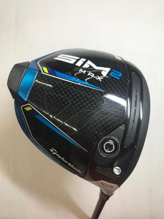 テーラーメイド　SIM2 MAX　10.5度　TENSEI BLUE TM50(SIM2)　Rフレックス　ドライバー　中古【最短即日発送】