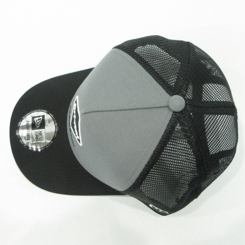 FCRB グレー × ホワイト NEWERA EMBLEM MESH CAP F.C.R.B.(F.C.Real
