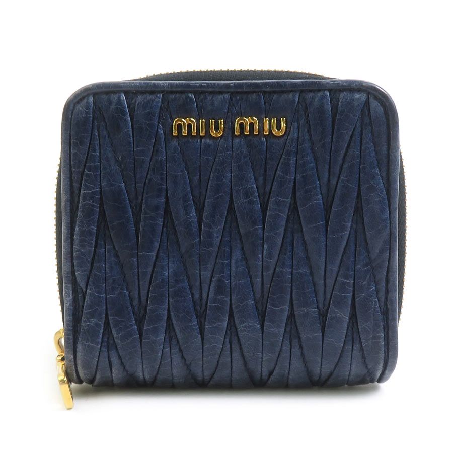 ミュウミュウ MIUMIU 二つ折り財布
