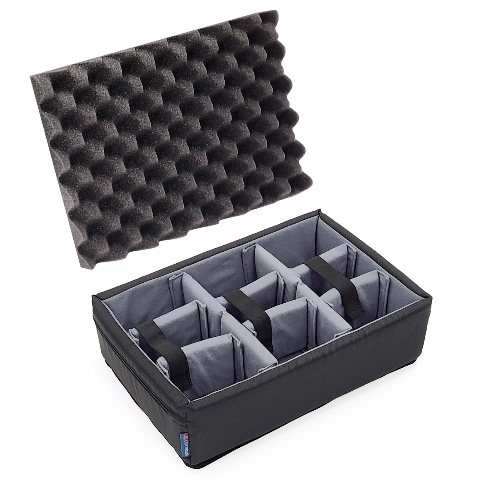 Pelican Color Case CVPKG パッド入りディバイダーセット Pelican 1450、仕切りと蓋フォーム、グレー