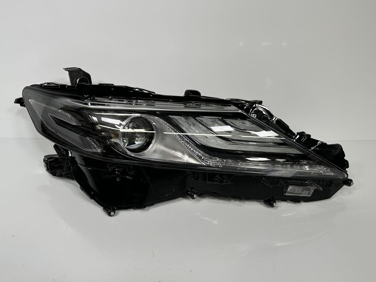 カムリ Camry AXVH70 AXVH75 後期 純正/genuine 右ヘッドライト 右ライト RH LED ブラック 81145-33K40 33-277 K 美品(補修済み) 管理26437