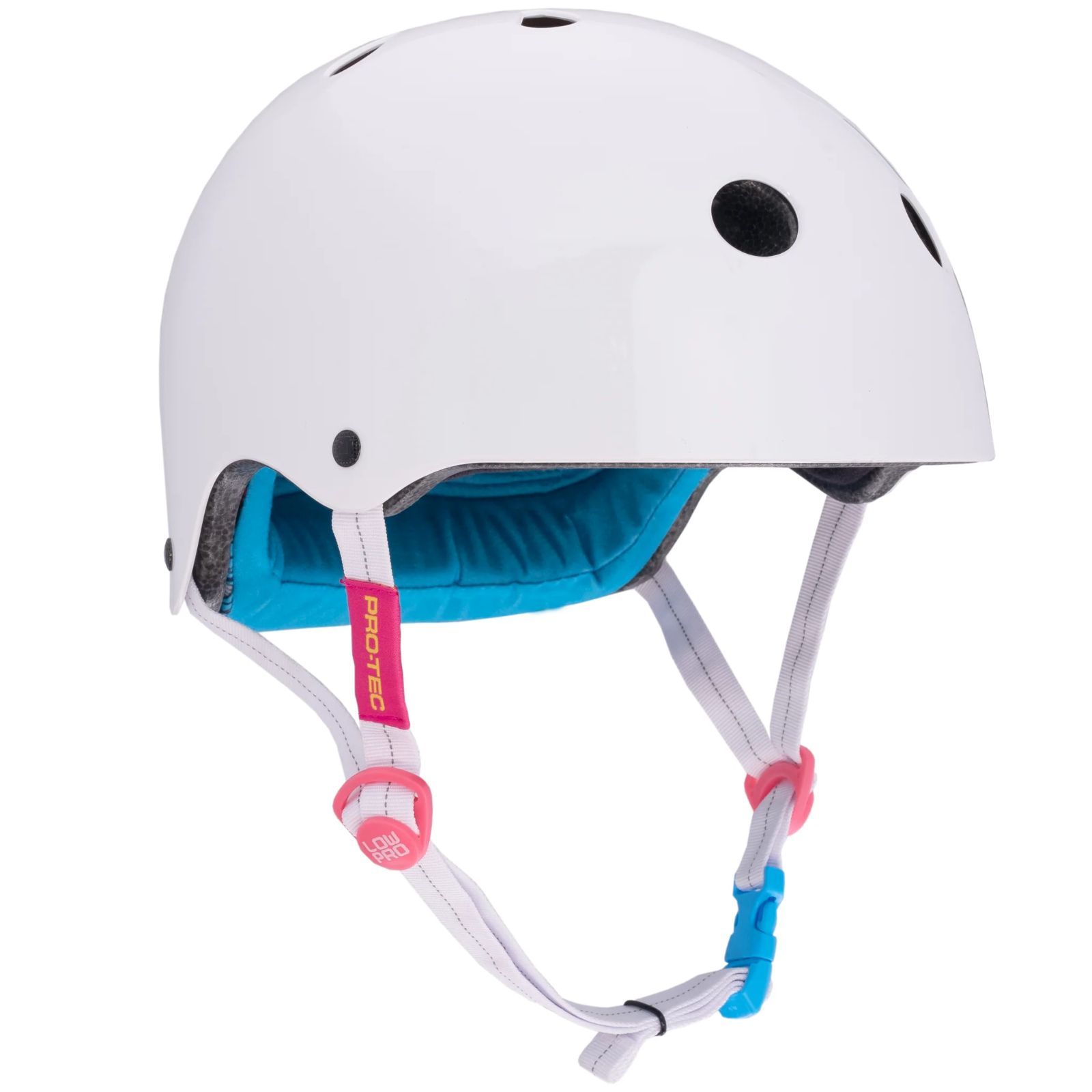 【正規輸入品】 PRO-TEC LOW PRO CERTIFIED SANTA CRUZ SIGNATURE EDITION GLOSS WHITE プロテック BMX & スケートヘルメット サーティファイド サンタクルーズ エディション グロスホワイト
