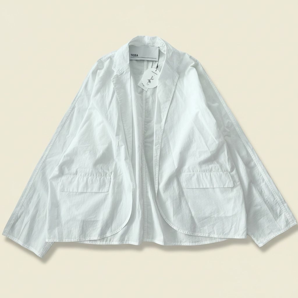 TICCA ホワイト 春用　ジャケット TICCA ティッカ コットン シャツジャケット tbfs-016 レディース