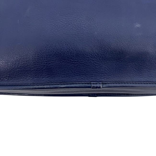 LOEWE★ロエベゴヤ ビジネスバッグ アナグラム レザーネイビー ビンテージ ロエベ ビジネスバッグ ネイビー 紺色 アナグラム 書類バッグ レザー