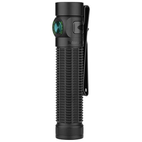OLIGHT(オーライト) Baton 4 Pro led懐中電灯 小型 ハンディライト 充電式 強力 1600ルーメン 高輝度 登山用 IPX6防水 防災 停電対策 緊急用 耐衝撃 (ブラック)ｍａ