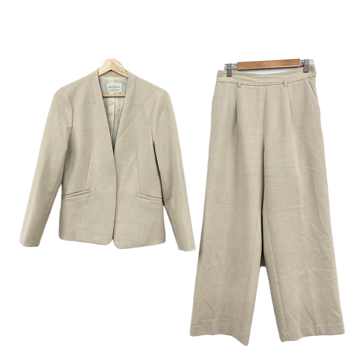 United Arrows GREEN LABEL RELAXING(ユナイテッドアローズ グリーンレーベル) レディースパンツスーツ レディース - アイボリー