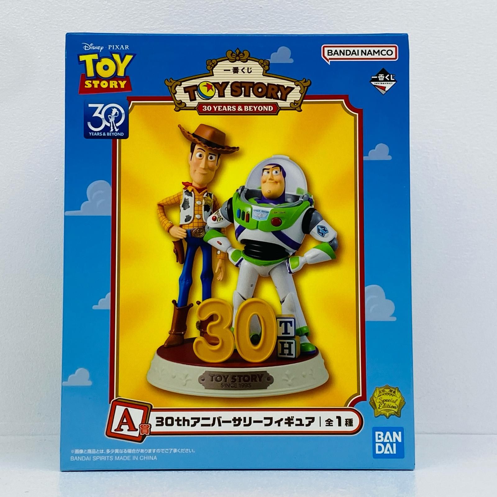 中古 A賞ウッディ＆バズ・ライトイヤー30thアニバーサリーフィギュア「30YEARS＆BEYOND/一番くじ〈トイ・ストーリー〉」