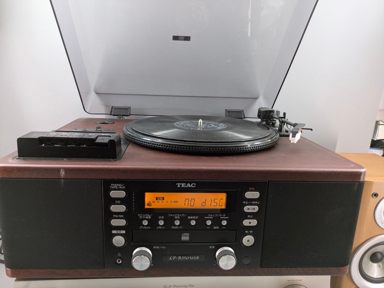 TEAC ティアック LP-R550USB ターンテーブル カセット付CDレコーダー 2016年製 動作確認済み